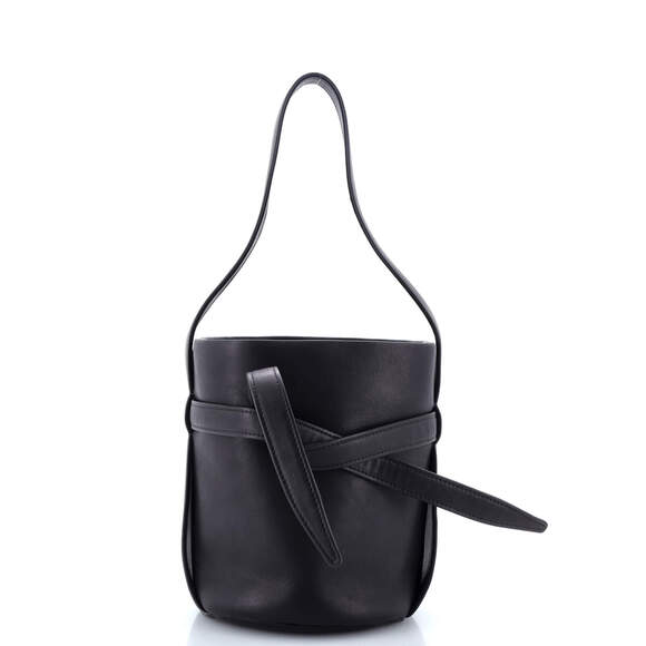 The Row Leo Bucket Bag Leather Mini #185689T10B - Picture 1 of 8